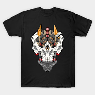 Head Cyberpunk Goth Metal sci fi T-Shirt T-Shirt